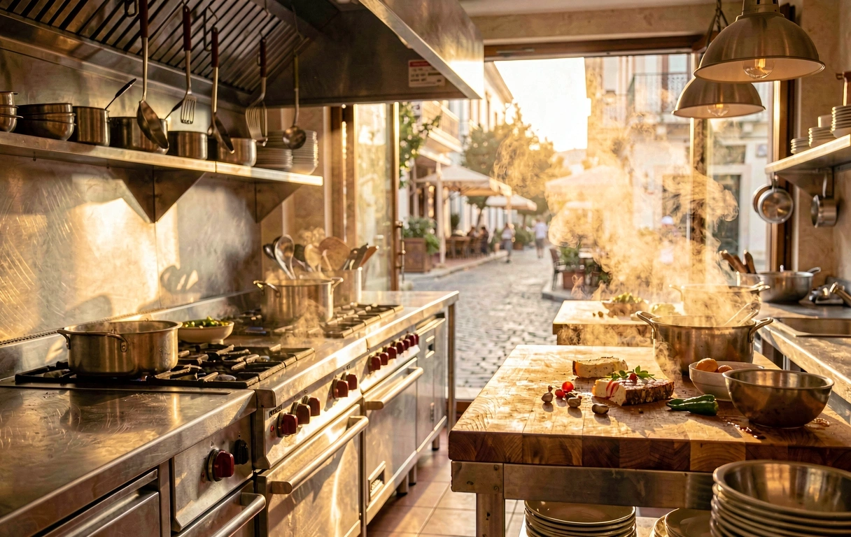 Akrogialia Culinary Academy Kitchen